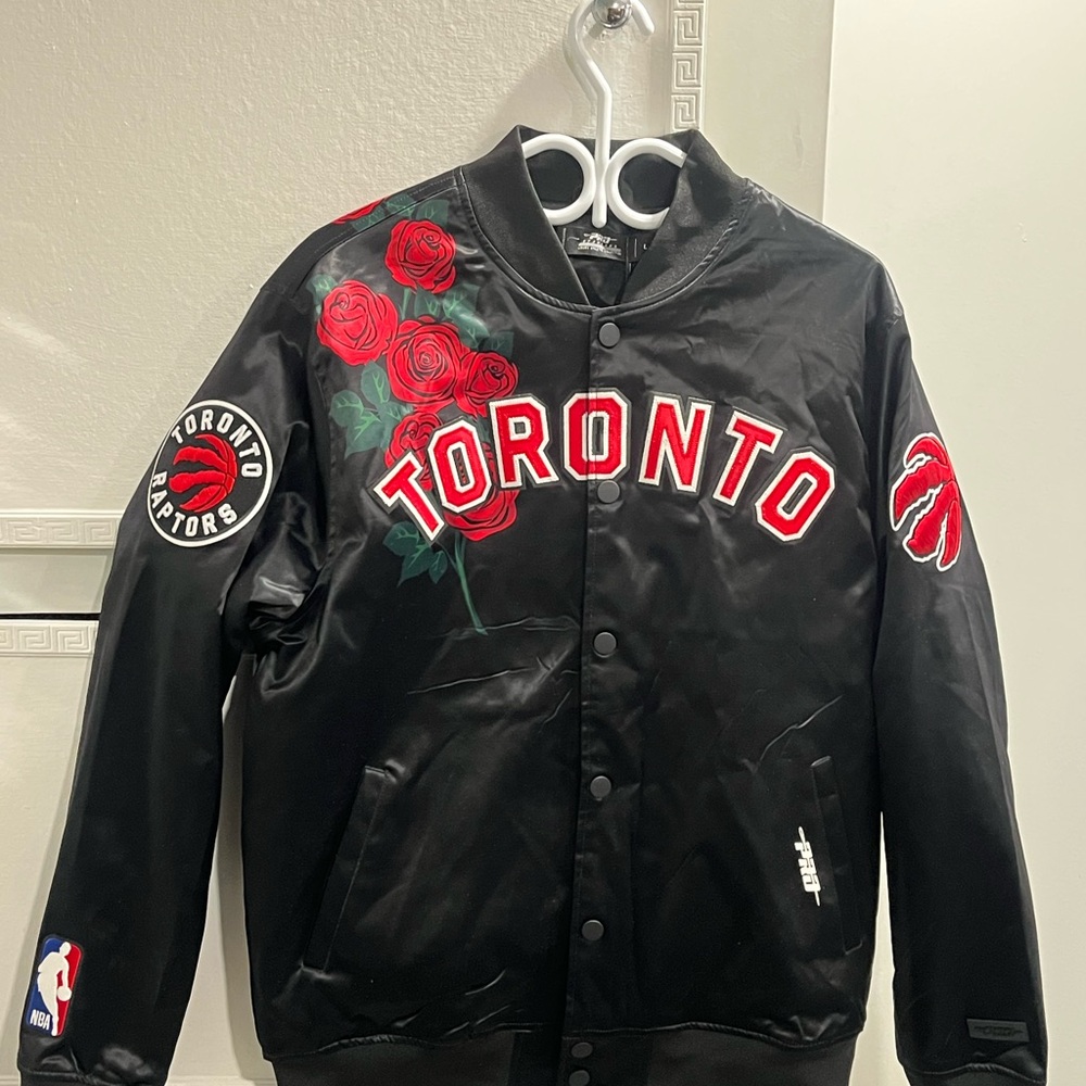 NBA Black and Red Bomber Varsity Jacket
